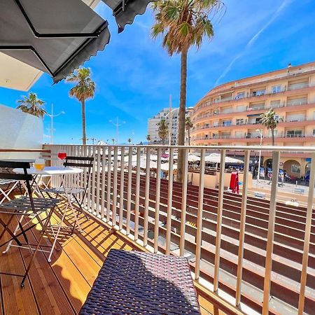 Appartement Vue Mer Parking Prive Place Med Canet Exterior foto