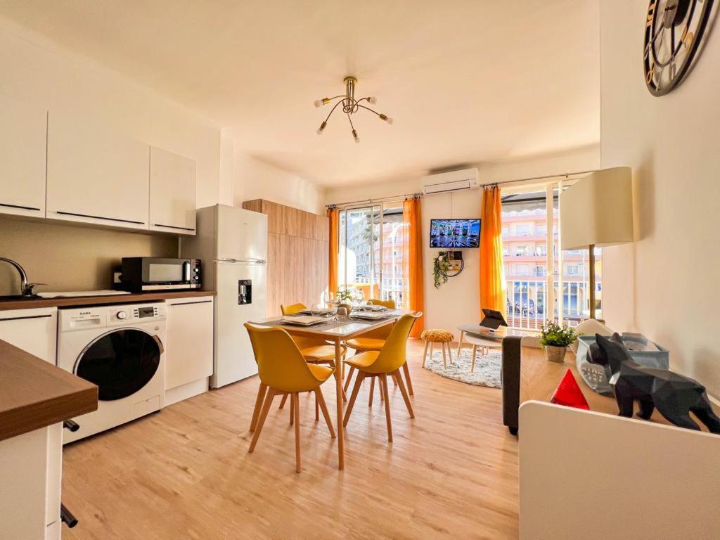 Appartement Vue Mer Parking Prive Place Med Canet Exterior foto