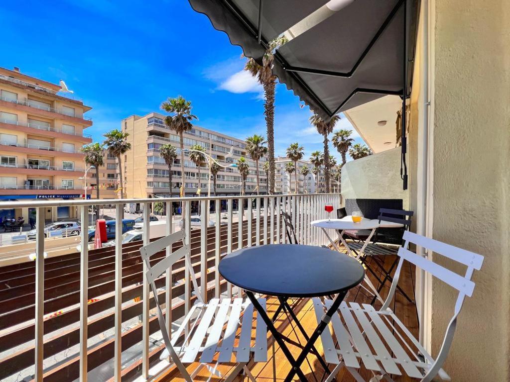 Appartement Vue Mer Parking Prive Place Med Canet Exterior foto